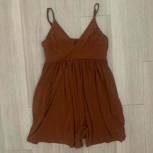 fall burnt rust romper, size small, worn once